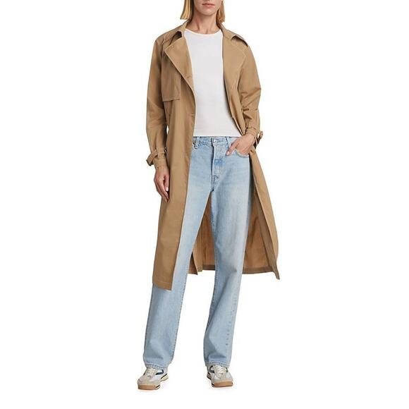 TWP Last Night Oversized TRENCH COAT in Camel L - Picture 2 of 6